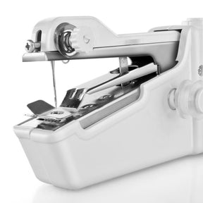 Portable Sewing Machine Mini Manual Stitching Machine for Clothes Simple Handheld Needlework DIY Apparel Sewing Fabric Tool